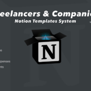 Notion template for self employed Freelancers and Companies