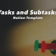 Notion Tasks and Subtasks Template