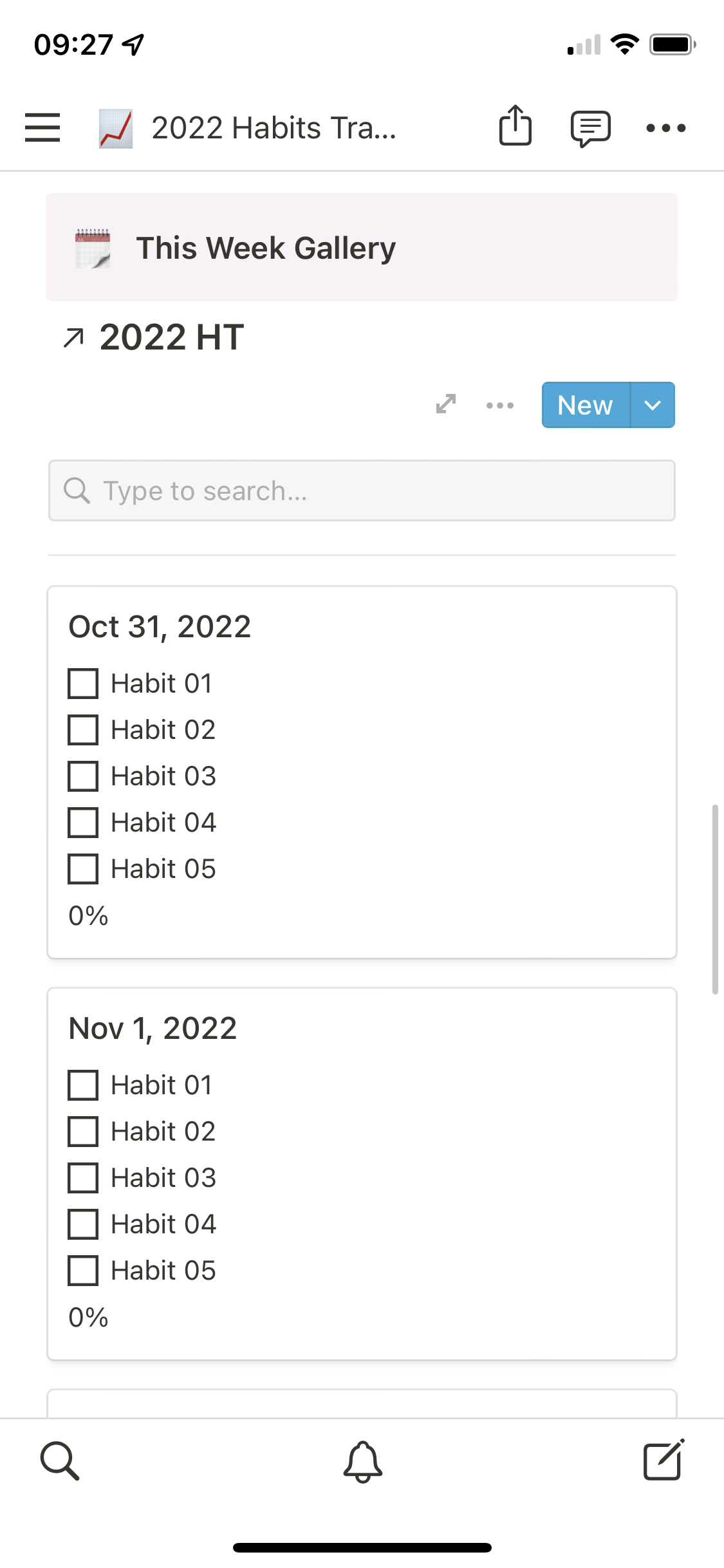 notion habit tracker date