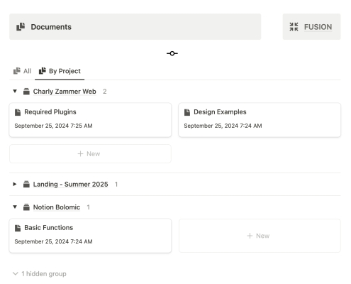 Notion Fusion Documents